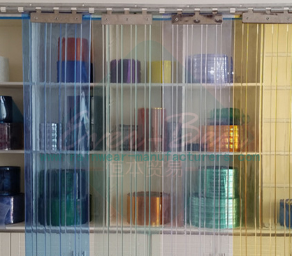 pvc curtain clear plastic door producer